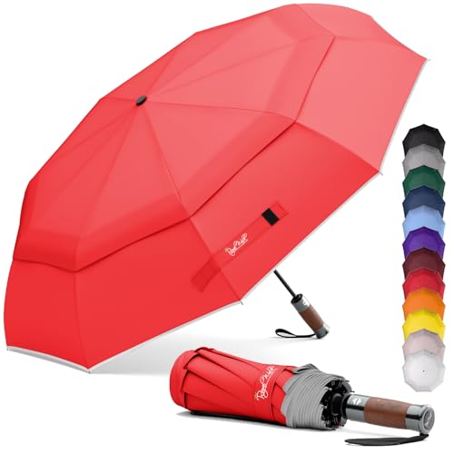 Royal Walk Paraguas Plegable Antiviento Mujer Hombre Resistente al Viento