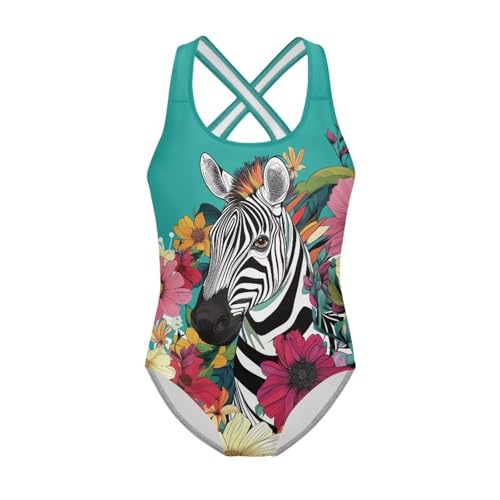 Image of Girls One Piece Swimsuits Size 5-14 Kawaii Gymnastics Leotard for Beach Vacations