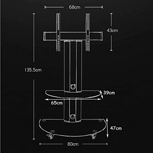 Soporte de TV con ruedas para pantallas de 32" a 60" miniatura 2