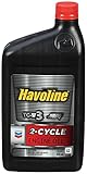 HAVOLINE (221896351-12PK TC-W3 2-Cycle Engine Oil - 1 Quart, (Pack of 12)