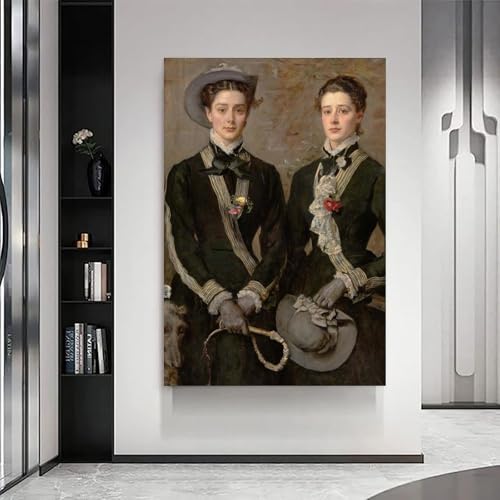 Toile John Everett Millais grand format encadré déco salon chic
