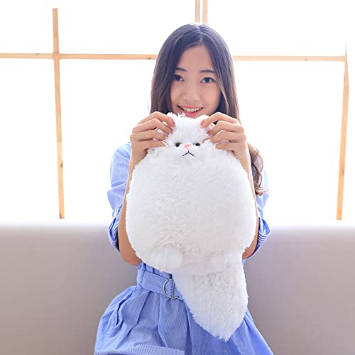 Winsterch Cat Stuffed Animal Toys,Kids Plush Cat Teddy Soft Toy Birthday Gifts for Boys and Girls,Fat White Plush… - Image 6