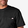 Dickies Men's Heavyweight Crew Neck Short Sleeve Tee Big-Tall T-Shirt, Black (Black Bk), 3XL #5