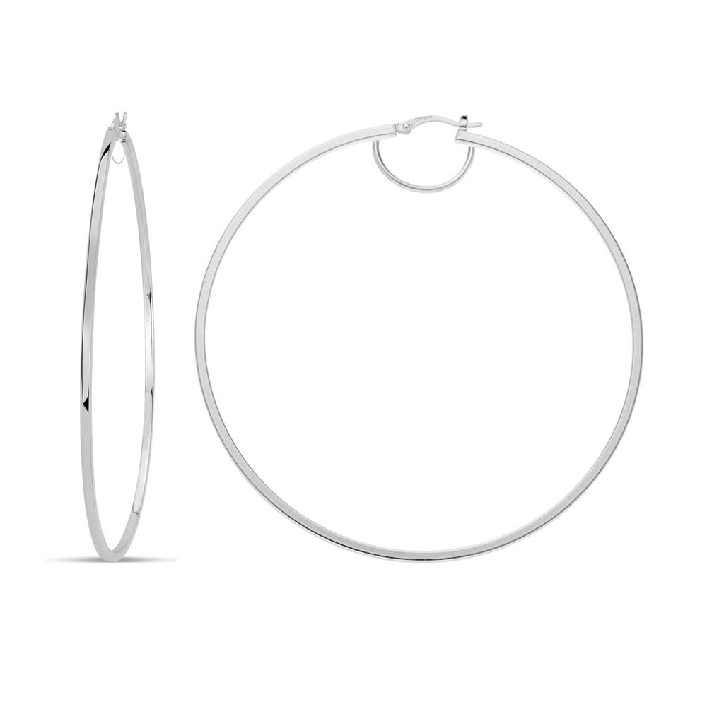 See full amazon price history chart for LeCalla Womens 925 Sterling Silver BIS Hallmarked Rhodium Plated BIG 80mm Italian LARGE Hoop Earrings LeCalla Womens 925 Sterling Silver BIS Hallmarked Rhodium Plated BIG 80mm Italian LARGE Hoop Earrings (B07HCFFKYY) Amazon Price History, Amazon Price Tracker