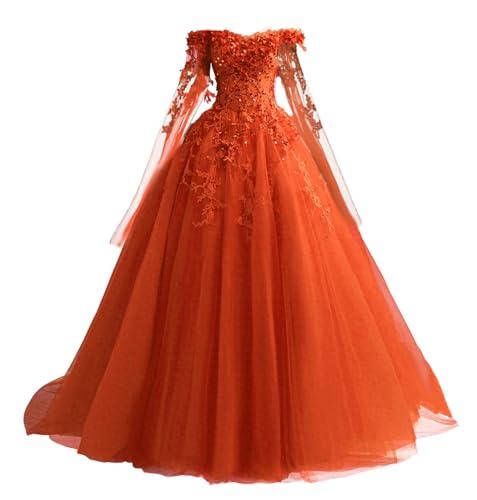 3D Floral Quinceanera Dresses Lace Beaded Party Prom Gowns Formal Tulle Ball Gown for Sweet 15 16 Dresses