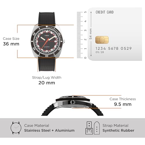 Image of TIMEX Reissue Analog Watch for Men with Round Dial & Water Resistant Man's Wrist Watches