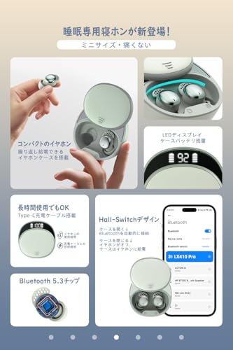Mandourai 寝ホン 睡眠用イヤホン YYK-Q30 の商品画像 3