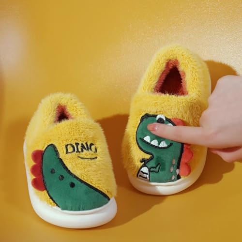 Toddler Cute Warm Winter House Slippers Kids Boys Girls Indoor Home Slippers Cozy Lightweight Plush Non-Slip Shoes4
