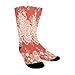susiyo Scarlet Peony Print Hiking Socks Boy Girls - Cushioned Crew Socks for Kids Soft, Breathable & Seamless Toe for All-Day Comfort