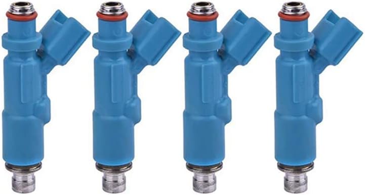 23250-23020/23209-23020/23250-29015, Fuel Injector Set of 4, Compatible with Toyota Yaris Vitz 1.0L 1.3L 1999-2005