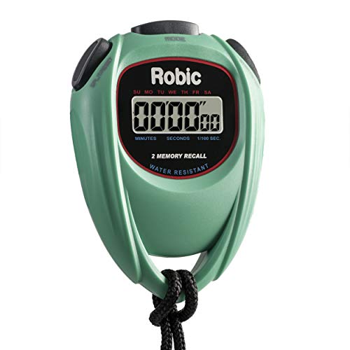 Robic 429-67998 Easy To Use High Presision Stopwatch, Green #TOP2