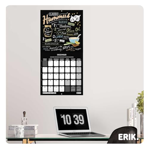 Grupo Erik Wall Calendar 2026 - Foodie Recipes Calendar 2026 | Square 30 x 30 cm - 12 x 12 inches Wall Planner, Family Planner Month To View | Recipe Book Gifts For Friends - Image 3