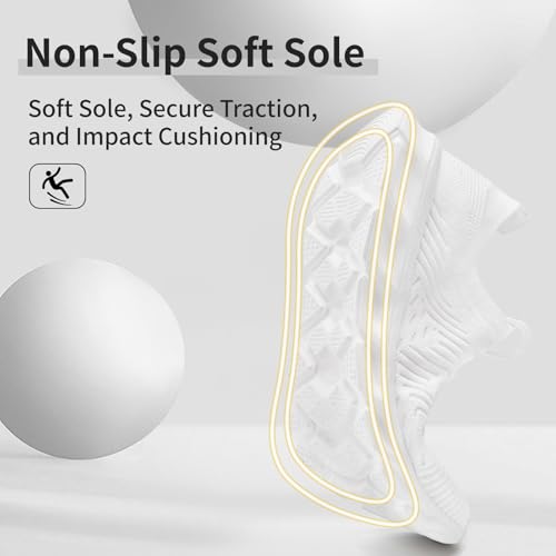 Image of Running Shoes for Men Non Slip Tennis Gym Sneakers Lightweight Breathable Mesh Athletic Shoe Comfortable Casual Workout Walking Shoe for Outdoor Travel Work and Daily Use