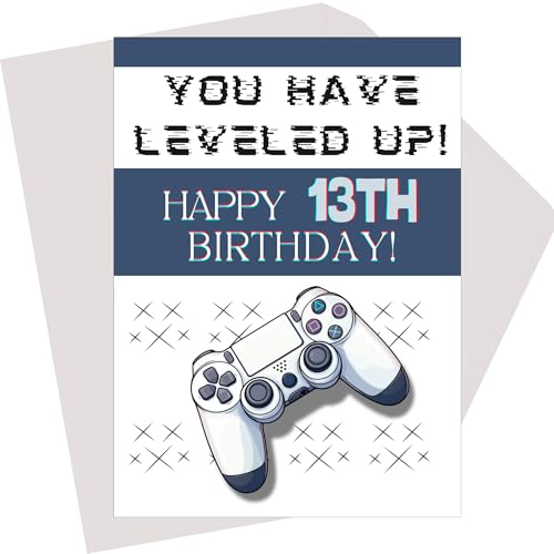 7 Hills Cards - Tarjeta de cumpleaños para jugadores, tarjeta de cumpleaños para videojuegos, tarjeta de cumpleaños para niño, tarjeta de cumpleaños para nieto (13)