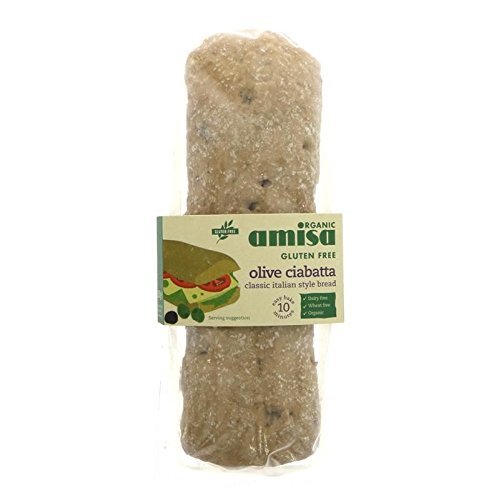 Amisa Organic Olive Ciabatta Gluten Free 180g
