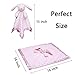Pro Goleem Baby Blanket with Pink Bunny Security Blanket Newborn Girl Gifts Set