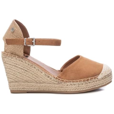 XTI Women's Camel Espadrille Wedge Sandal Cover