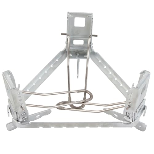 Support de casserole de camping robuste pliable en acier inoxydable pour réchaud