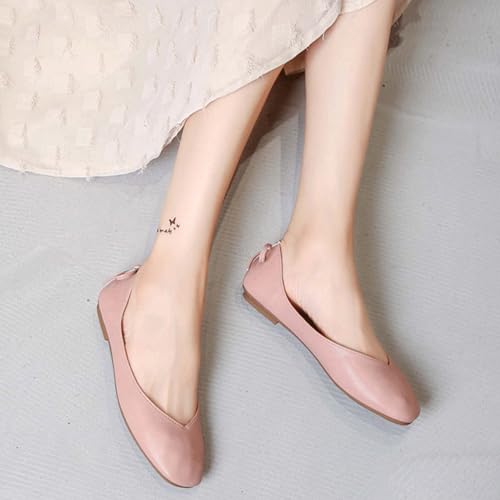 Chaussures dolly roses pour le bureau et les sorties décontractées - 5