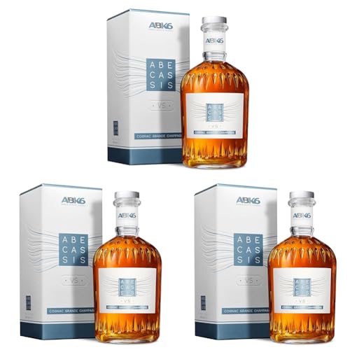Cognac Abecassis VS Grande Champagne (1 x 0,7l) (Packung mit 3)