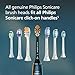Philips Sonicare G3 Two-in-One - Genuine Replacement Electric Toothbrush Heads, Black, 2 Pack, HX9052/95