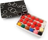Funky Chalk Junior Economy Snookerbälle für Kinder, 22 Bälle, Set mit 15 roten Kugeln (32 mm)