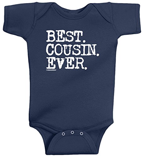 Threadrock Baby Boys' Best Cousin Ever Infant Bodysuit