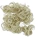 PRETTYSHOP XXXL Hairpiece Hair Wrap Scrunchie Scrunchy Updos, VOLUMINOUS, Curly Messy Bun, Platinum blonde # 613A HW8