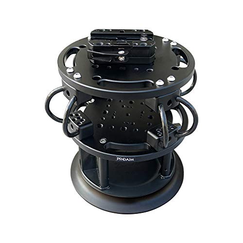 PROAIM 8" Suction Camera Vibration Isolator Car/Vehicle Wire Mount for 3-Axis Camera Gimbals | Customizable Cable System with Gripper, Payload 5-20kg/11-44lb (VI-ISSC-8)