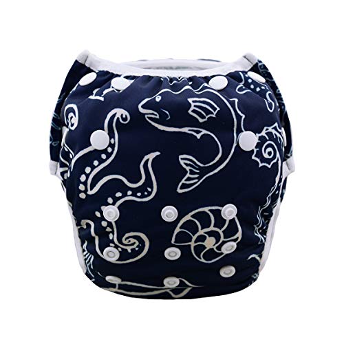 babygoal Reusable Swim Diaper, Washable Swimsuits for Babies 0-2 Years, Swimming Lessons SW21