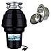 Eco Logic EL-10-DS-BN 10 Designer Series Food Waste Disposer with Brushed Nickel Sink Flange, 1-1/4 HP