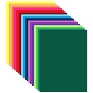 Cimlaga 120 Sheets Colored Cardstock 8.5 x 11 180gsm/65lb 20 Assorted Colors Construction Paper Multi Color Colorful Card Stock Paper for Crafts, Card Making, Scrapbooking, DIY, School Supplies
