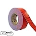 Duramark EC700 Floor Marking Tape for Concrete and Pavement | Industrial Marking Tape for Warehouses | Long-Lasting | High Durability (Red),3 Inch X 18 Feet