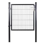 [page_title]-DEMA Gartentüre 100x100 cm Anthrazit