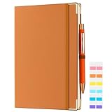Notizbücher für Arbeit, Tagebuch, College, liniert, mit Stift, 160 Seiten, 100 g/m...