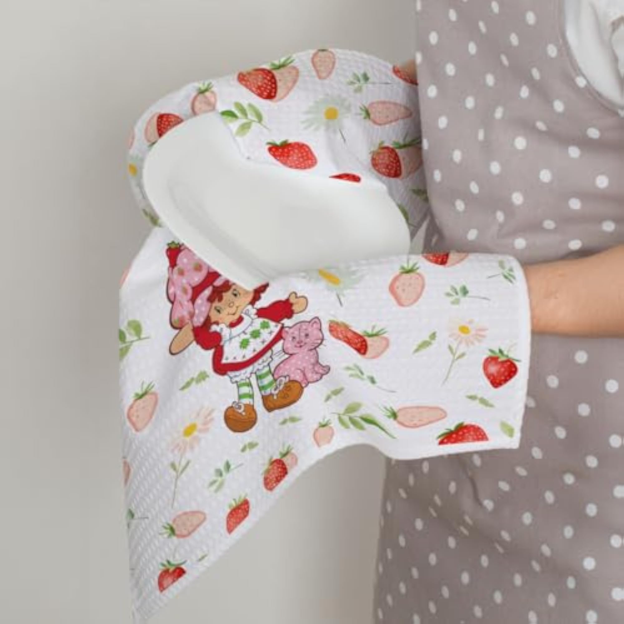 Cute Strawberry Kitchen Towel Set