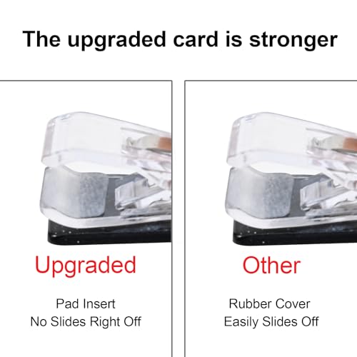 Image of 3PCS Credit Card Puller, Cute Debit Bank Card Grabber for Long Nails ATM Keychain Women with Plastic Clip