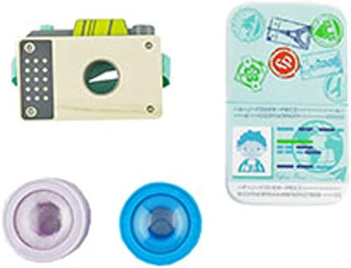 Piezas de repuesto para el juego de cámara Fisher-Price Click-Away - GMN40 ~ Bolsa de repuesto incluye cámara de madera, 2 lentes de cámara de