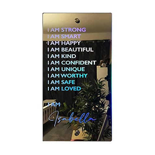 Personalized Affirmations - I Am LED Night Light Bedroom Home Wall Decor For Living Room, Ideas For Family Friends Birthday
