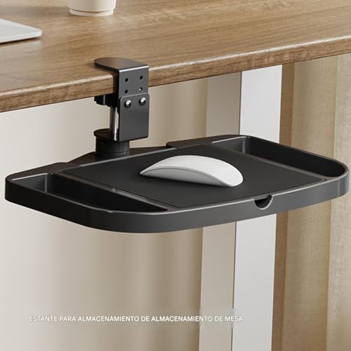 Organiseur de bureau avec clip réglable en acier robuste noir