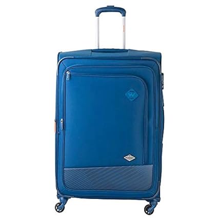 large fabric suitcase