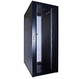 Bon Service DSIT Baie de Serveur 42U avec Porte perforée 800x1200x2000mm (LXPXH) - Noir