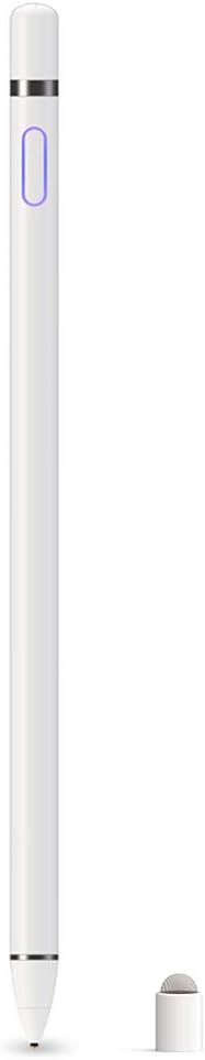 Stylus Pen Compatible with iPad, Pencil Styluses for iPad Generation Pro Air Mini Alternative for 1st 2nd Pencils Digital Tablet Stylist Smart Drawing Pens for Touch Screens (White)