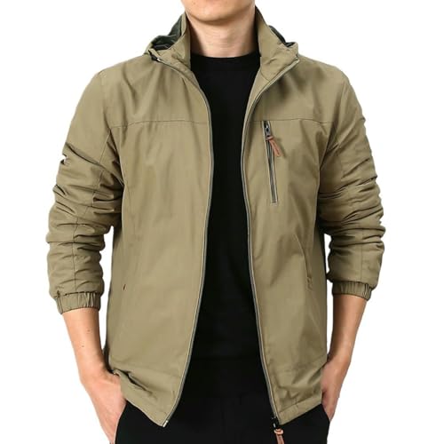 Veste imperméable homme coupe-vent et respirante pour le sport en plein air