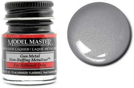 Gun Metal Non Buffing Metalizer Enamel Paint .5oz Bottle