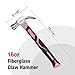 WORKPRO Pink Cordless 20V Lithium-ion Drill Driver Set+WORKPRO 16 oz Claw Hammer