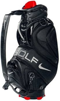 【希少】ナイキ ゴルフ キャディバッグ カート型 ブラック シルバー NIKE ナイキ ゴルフバッグ GOLF CLASSIC CART BAG Black Metallic