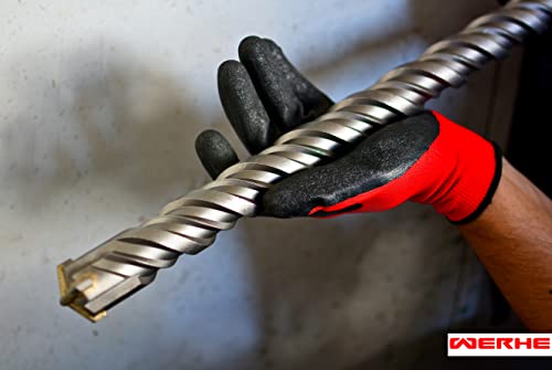 WERHE SDS Plus Professional Concrete Drill Bit 20 x 600 mm, SDS Plus 20x600 - Image 4