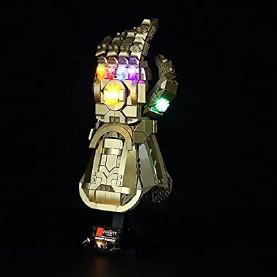 BRIKSMAX Led Lighting Kit for Infinity Gauntlet - Compatible with Lego 76191 Building Blocks Model- Not Include the Lego Set