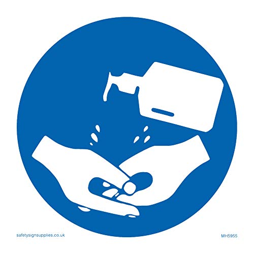 Simbolo Disinfettante Per Mani – Plastica Semirigida 1 Mm